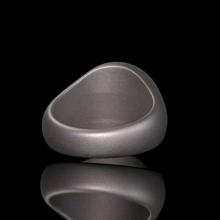 Give My Heart To You Red Gem Sterling Silver Skull Ring