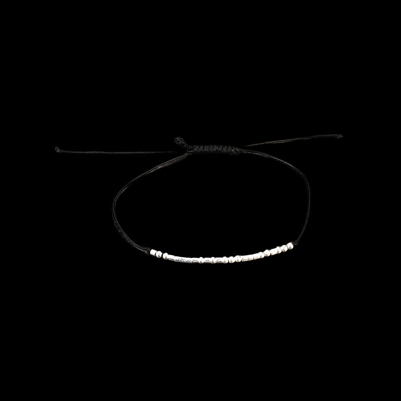 I Love You Morse Code 925 Sterling Silver Bracelet