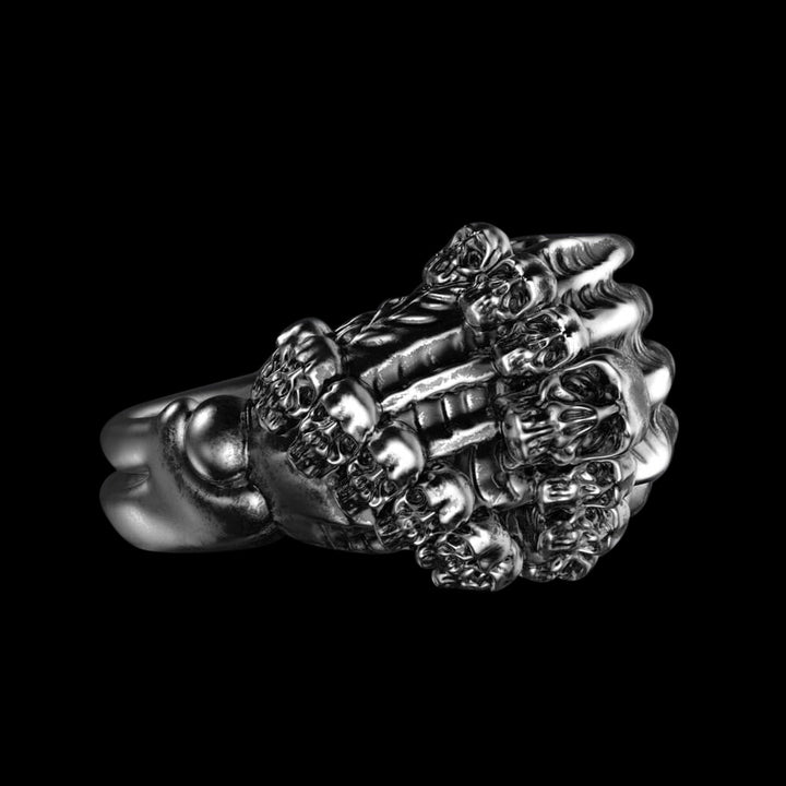 Skull Claw 925 Sterling Silver Ring