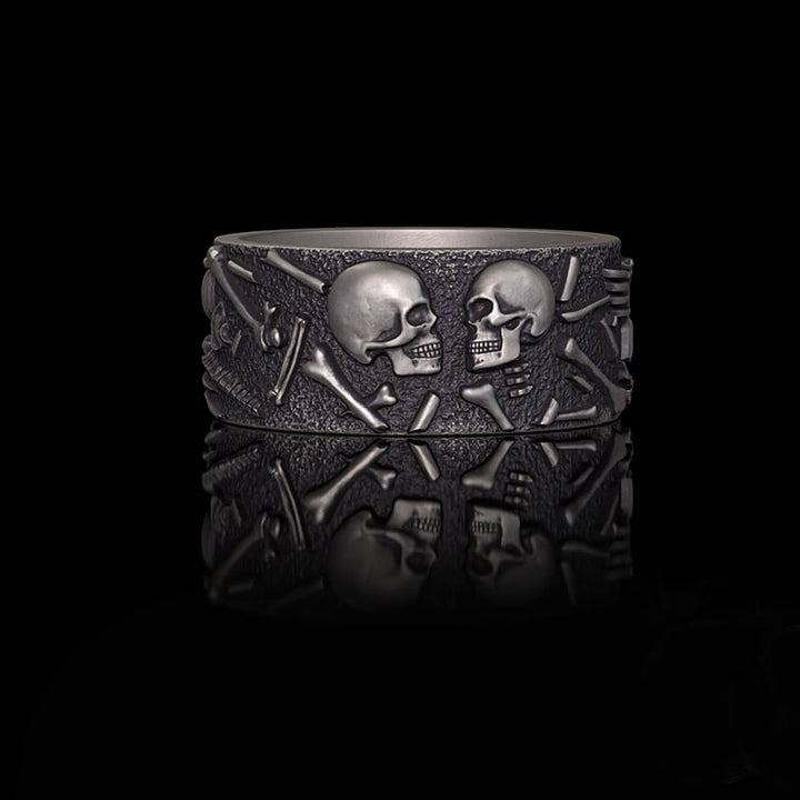 Till Death Do Us Part Sterling Silver Couple Ring | RoyalLuster.com