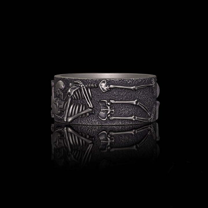 Till Death Do Us Part Sterling Silver Couple Ring | RoyalLuster.com
