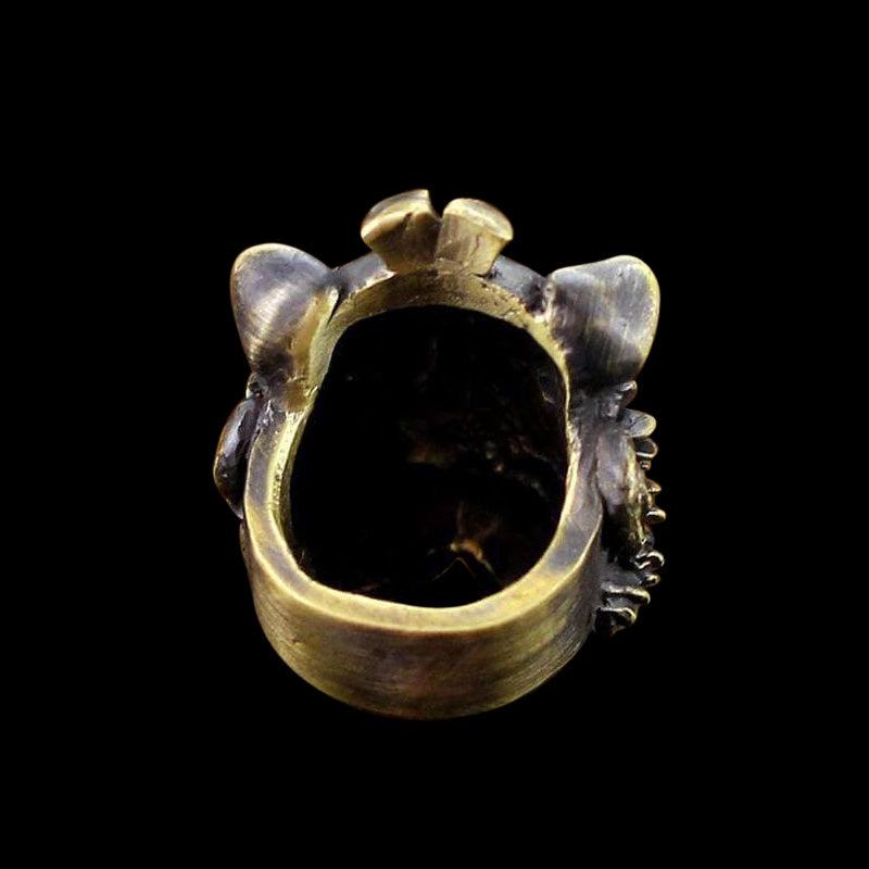 Zhong Kui 925 Sterling Silver Mythology Ring