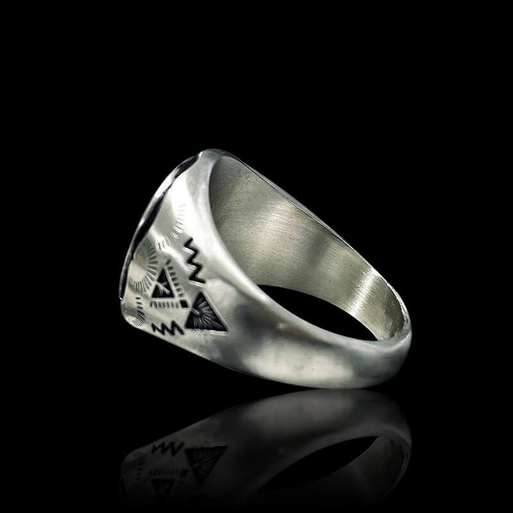 1936 Hobo Nickels Liberty 925 Sterling Silver Skull Ring