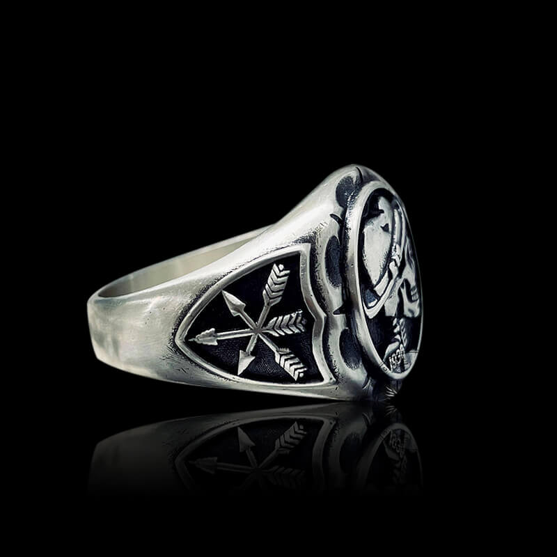 1936 Hobo Nickels Liberty 925 Sterling Silver Skull Ring
