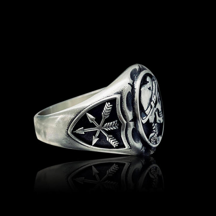 1936 Hobo Nickels Liberty 925 Sterling Silver Skull Ring
