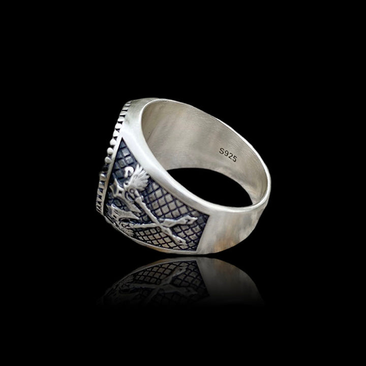 1938 Buffalo Hobo Nickel 925 Sterling Silver Ring