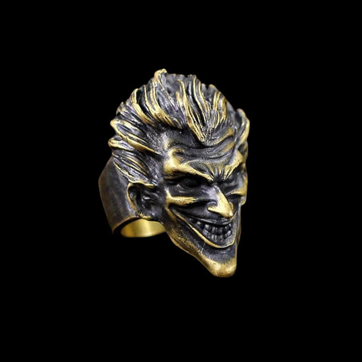 Joker Brass 925 Sterling Silver Ring