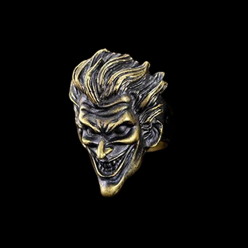 Joker Brass 925 Sterling Silver Ring