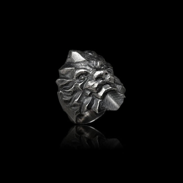 3D Lion 925 Sterling Silver Beast Ring