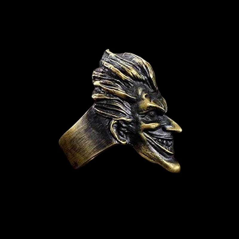 Joker Brass 925 Sterling Silver Ring
