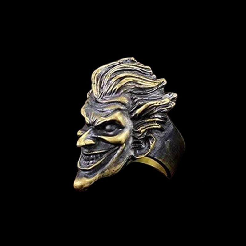 Joker Brass 925 Sterling Silver Ring