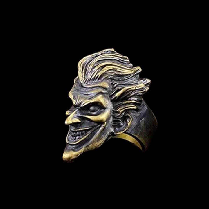 Joker Brass 925 Sterling Silver Ring
