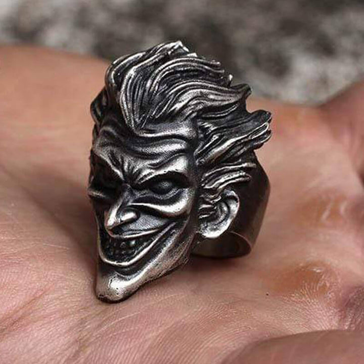 Joker Brass 925 Sterling Silver Ring