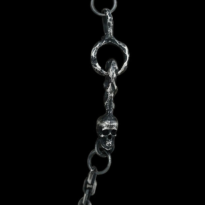 925 Sterling Silver Skull Chain