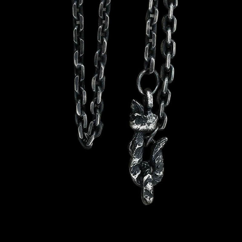 925 Sterling Silver Skull Chain
