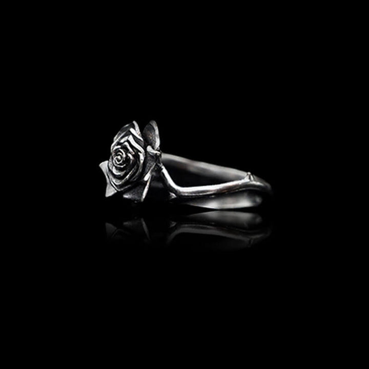 Dark Rose 925 Sterling Silver Ring