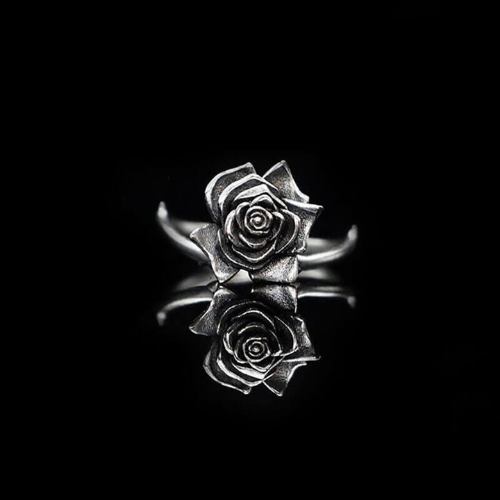 Dark Rose 925 Sterling Silver Ring