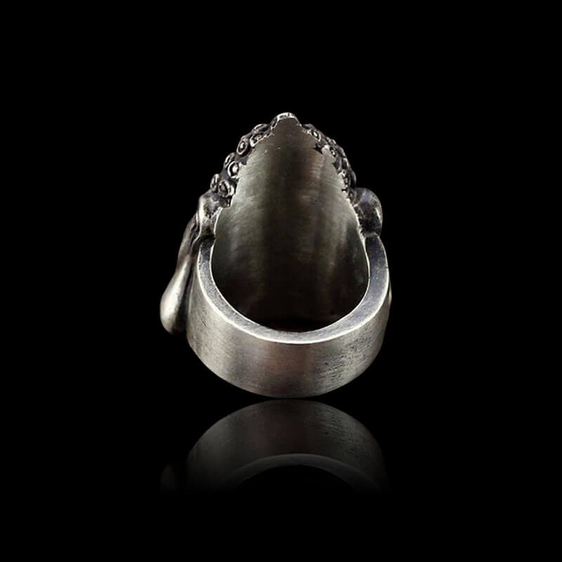 Smiling Buddha 925 Sterling Silver Ring