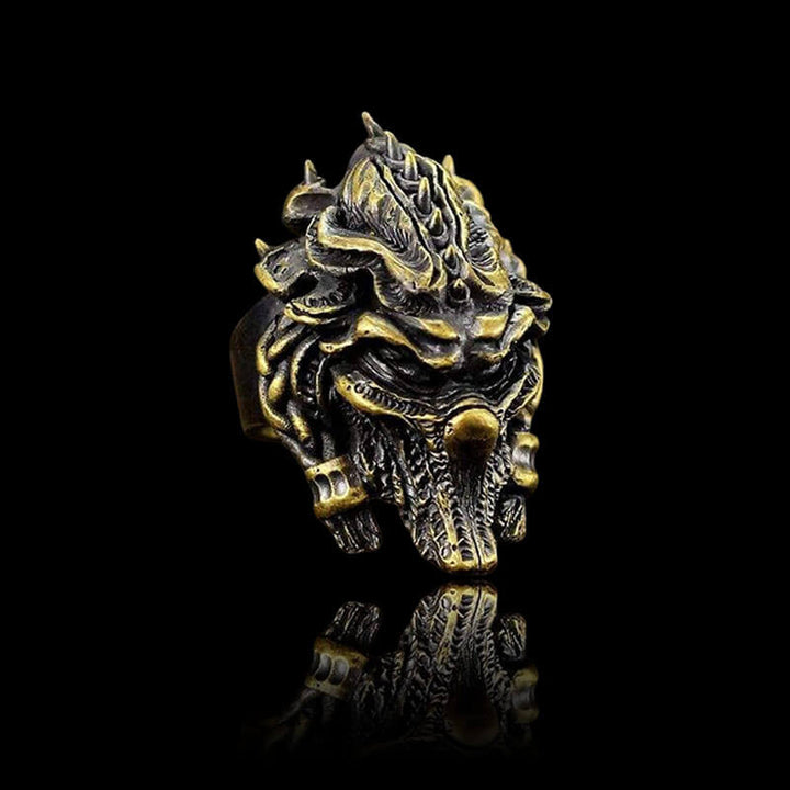 Starcraft Zeratul Brass 925 Sterling Silver Ring