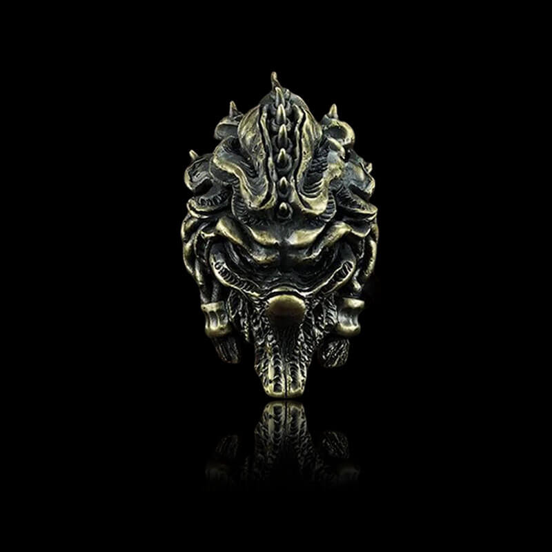 Starcraft Zeratul Brass 925 Sterling Silver Ring