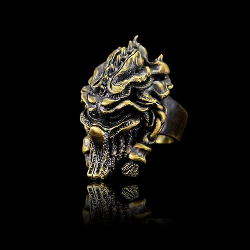 Starcraft Zeratul Brass 925 Sterling Silver Ring