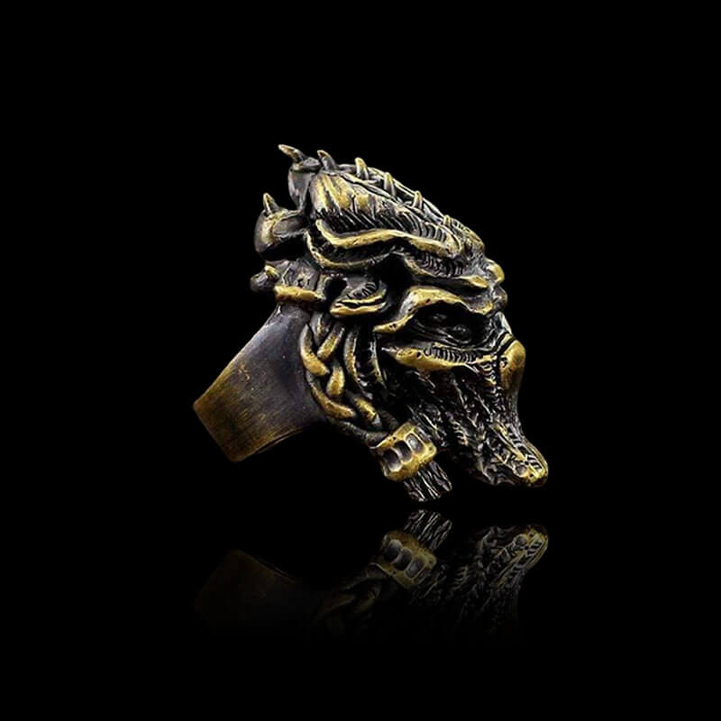 Starcraft Zeratul Brass 925 Sterling Silver Ring