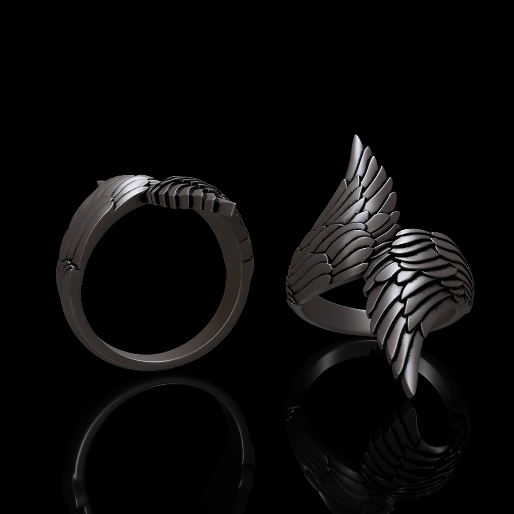 Angel Wing 925 Sterling Silver Ring