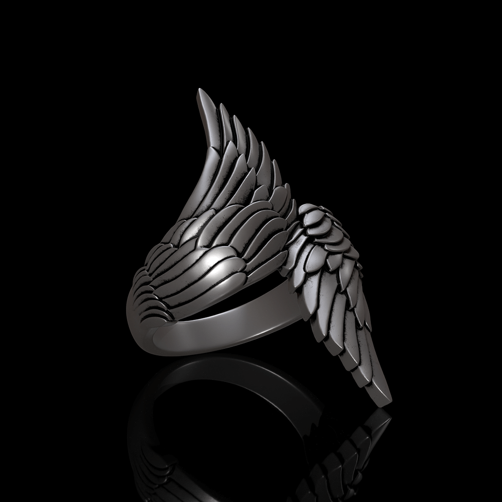 Angel Wing 925 Sterling Silver Ring
