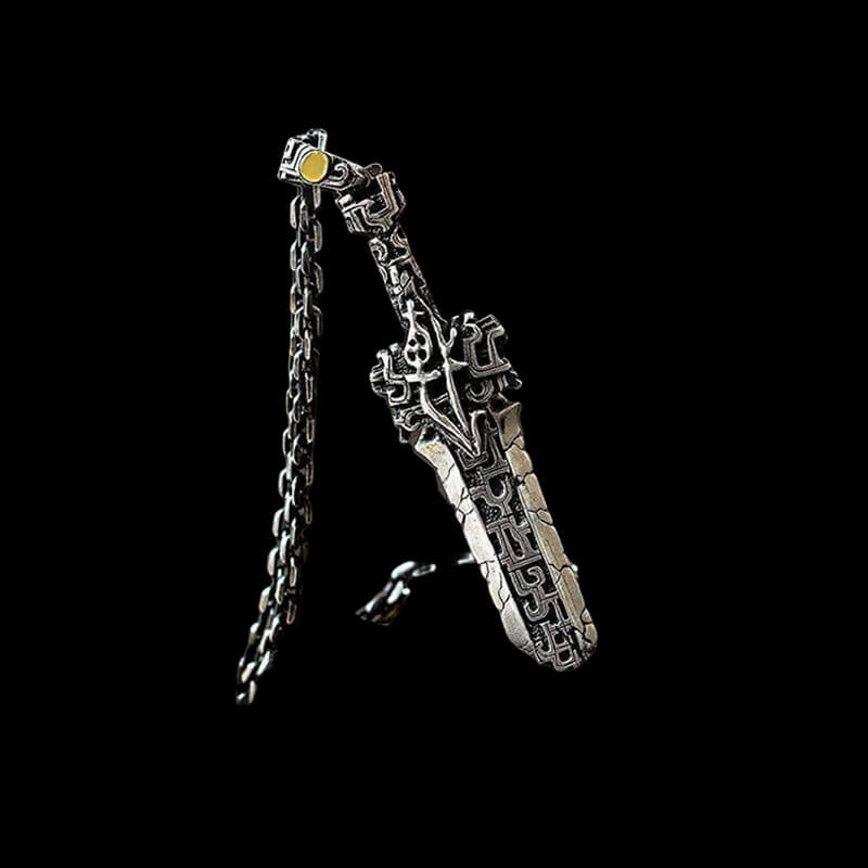 Antiquity Broken Sword 925 Sterling Silver Pendant