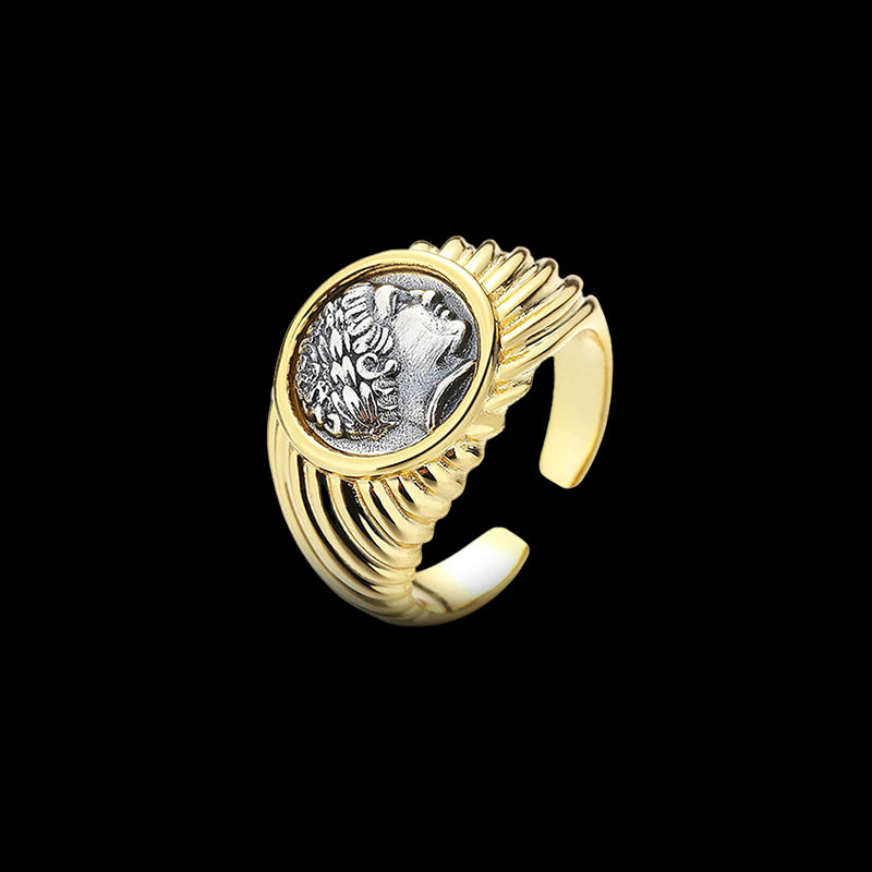 Apollo 925 Sterling Silver Open Ring