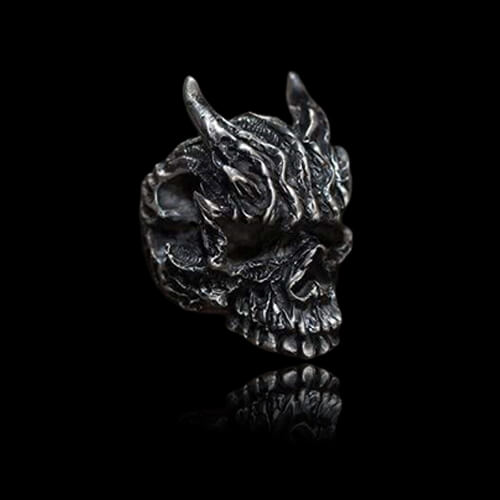 Asura Skull 925 Sterling Silver Ring