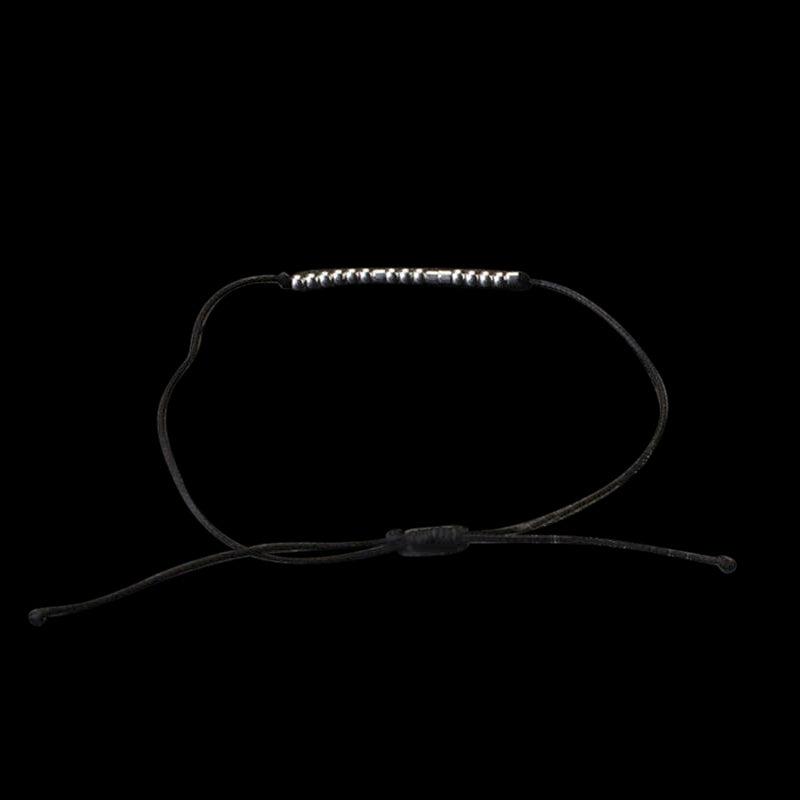Bad Ass Morse Code 925 Sterling Silver Bracelet