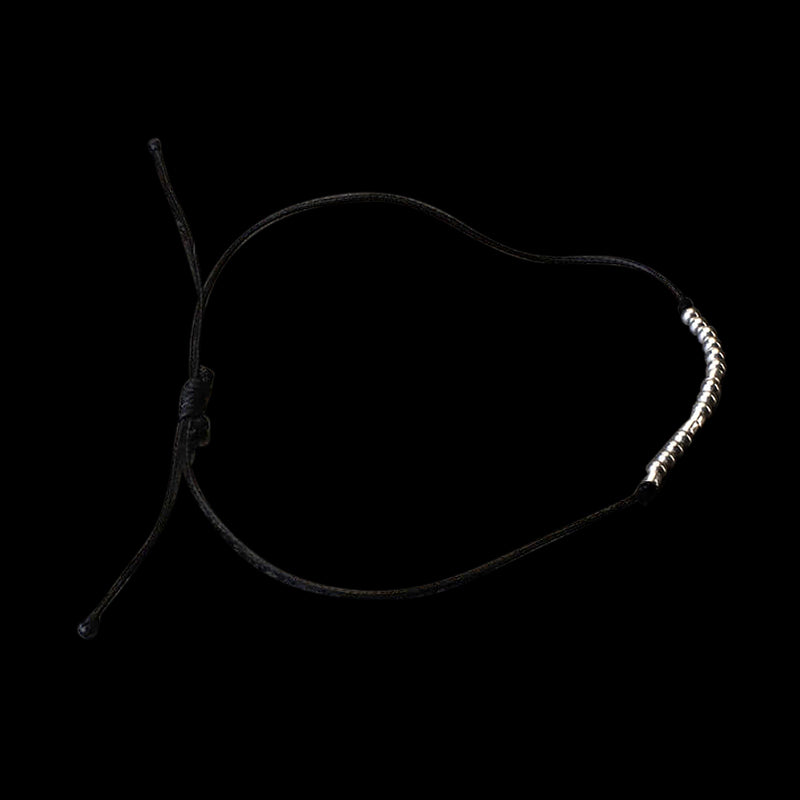Bad Ass Morse Code 925 Sterling Silver Bracelet