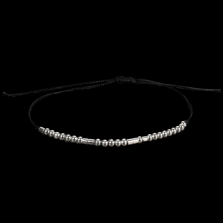 Best Bitches Morse Code 925 Sterling Silver Bracelet