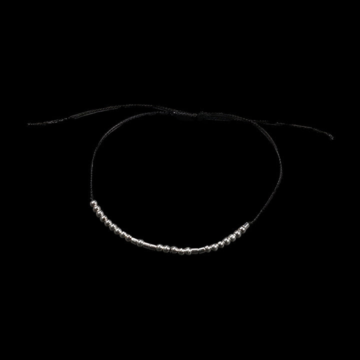 Best Bitches Morse Code 925 Sterling Silver Bracelet