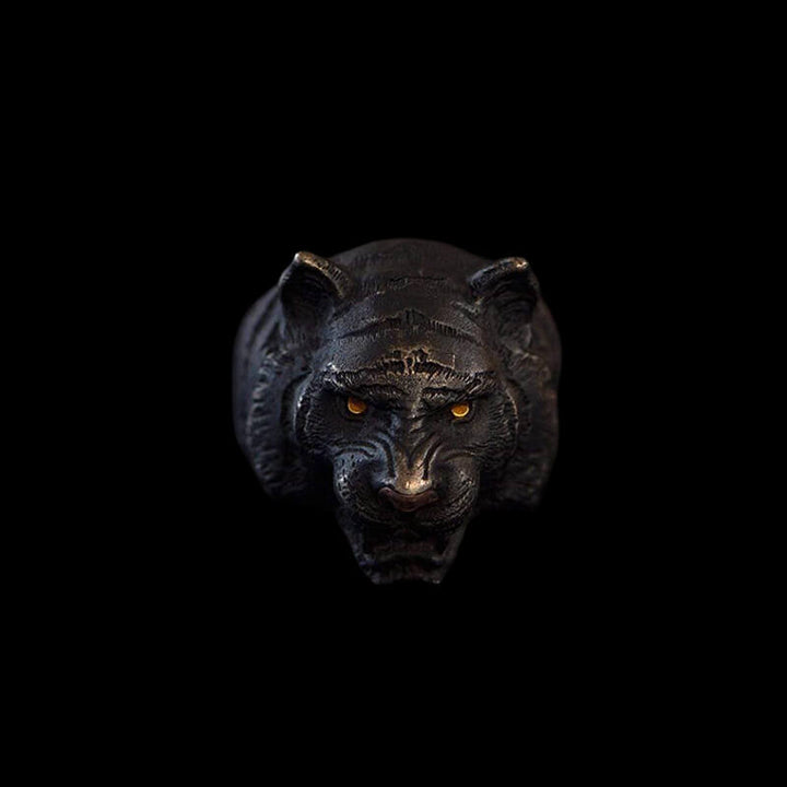 Black Tiger 925 Sterling Silver Ring