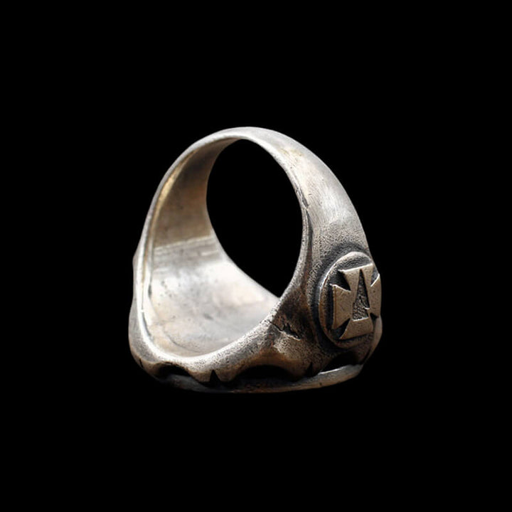 Buffalo Coin 925 Sterling Silver Punk Ring