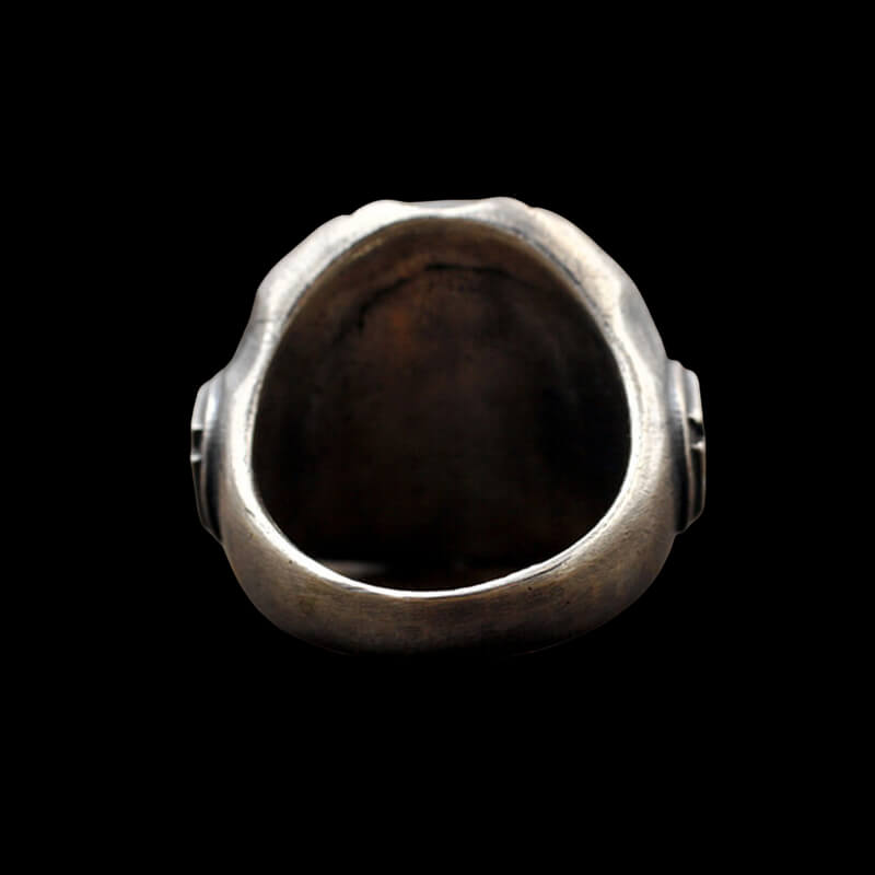 Buffalo Coin 925 Sterling Silver Punk Ring