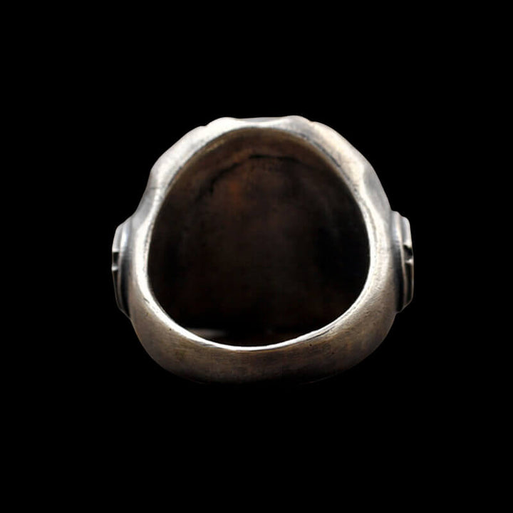 Buffalo Coin 925 Sterling Silver Punk Ring