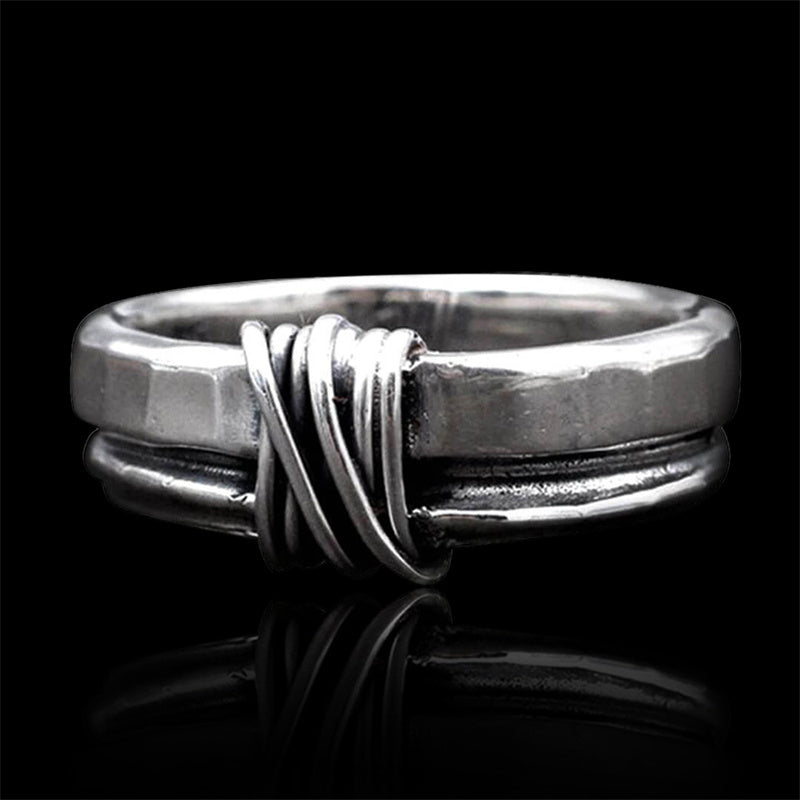 Bundle 925 Sterling Silver Minimalist Ring 01 | Royalluster.com
