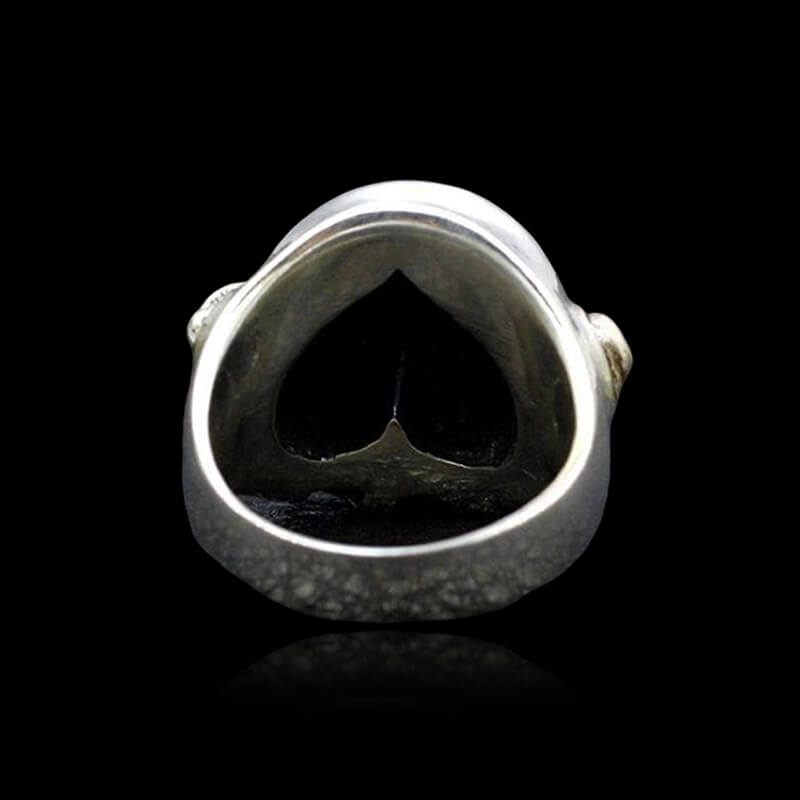 Butt Shaped 925 Sterling Silver Ring