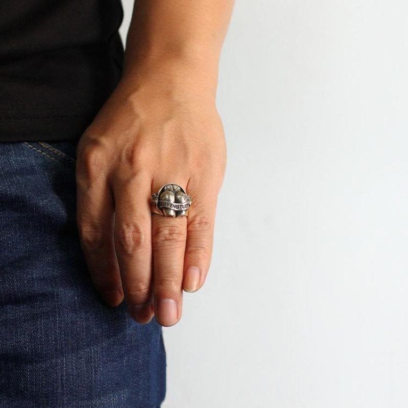 Butt Shaped 925 Sterling Silver Ring
