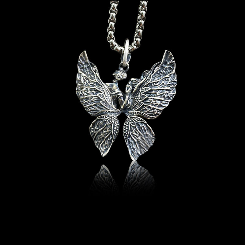 Butterfly 925 Sterling Silver Animal Pendant