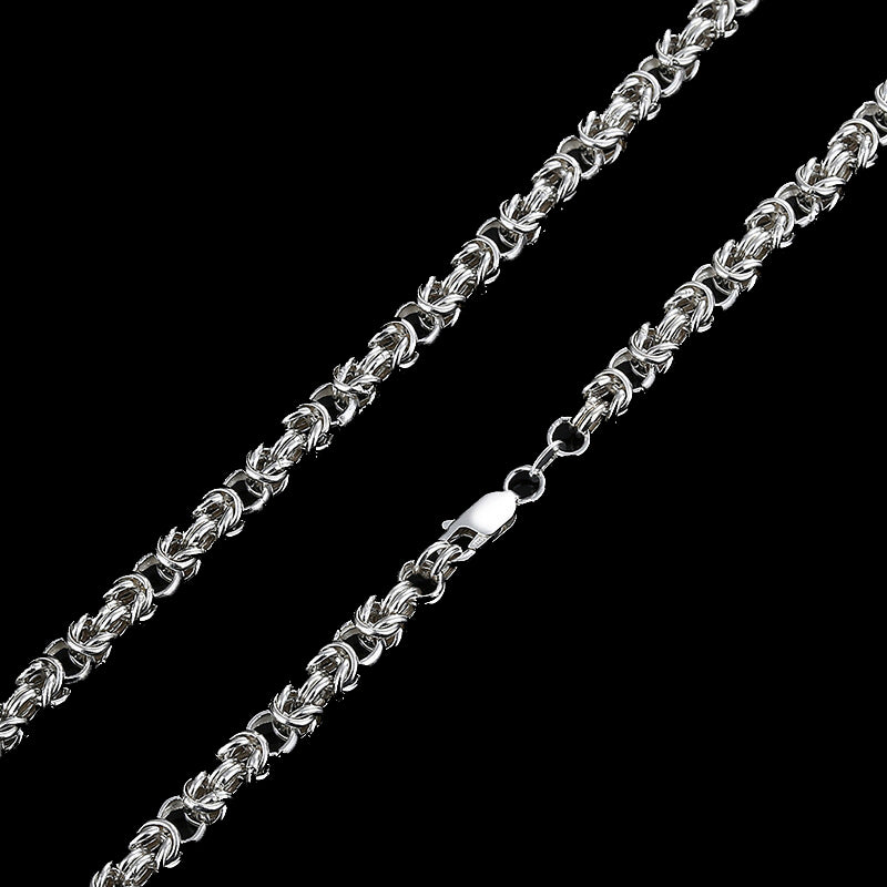 Byzantine Chain 999 Sterling Silver Necklace