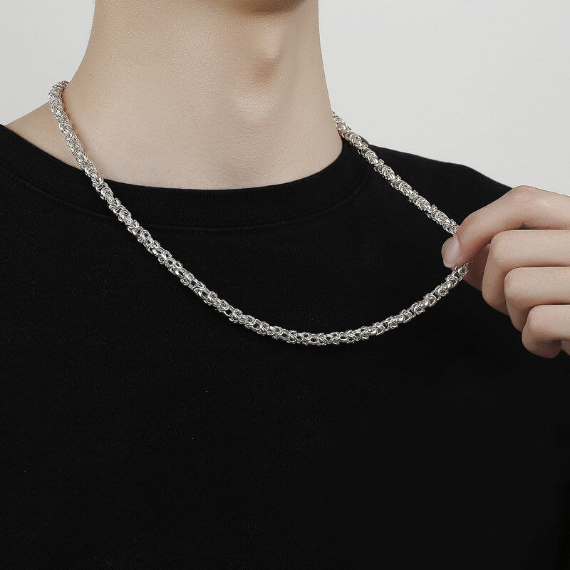 Byzantine Chain 999 Sterling Silver Necklace