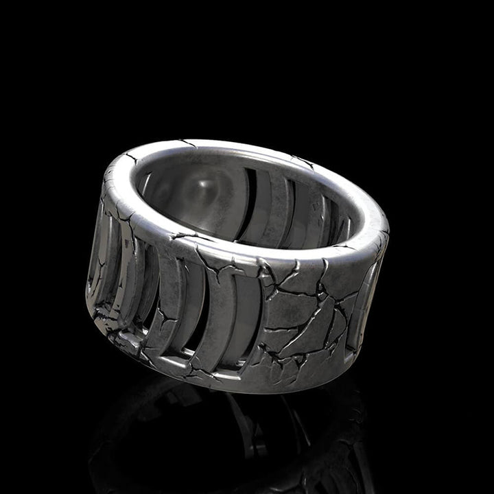 Cage Skull 925 Sterling Silver Ring