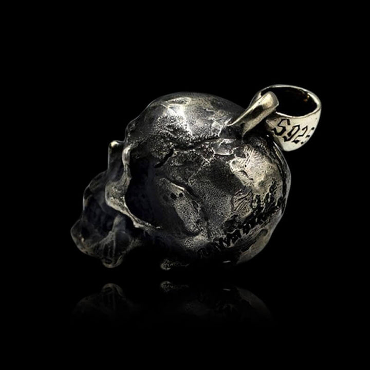 Calvarium 925 Sterling Silver Skull Pendant