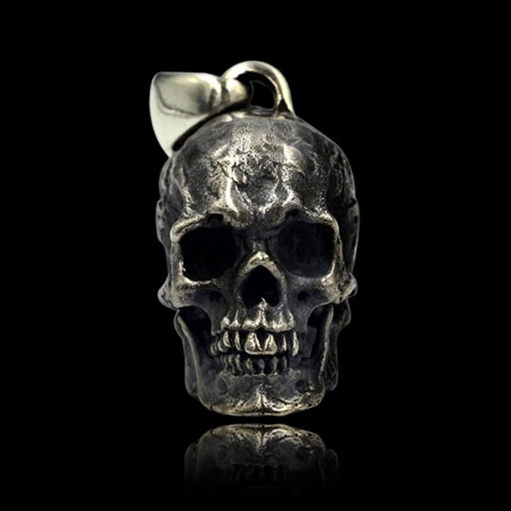 Calvarium 925 Sterling Silver Skull Pendant