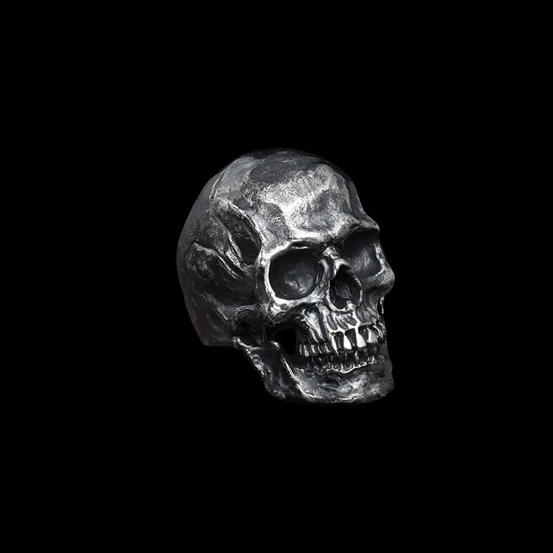 Calvarium 925 Sterling Silver Skull Ring