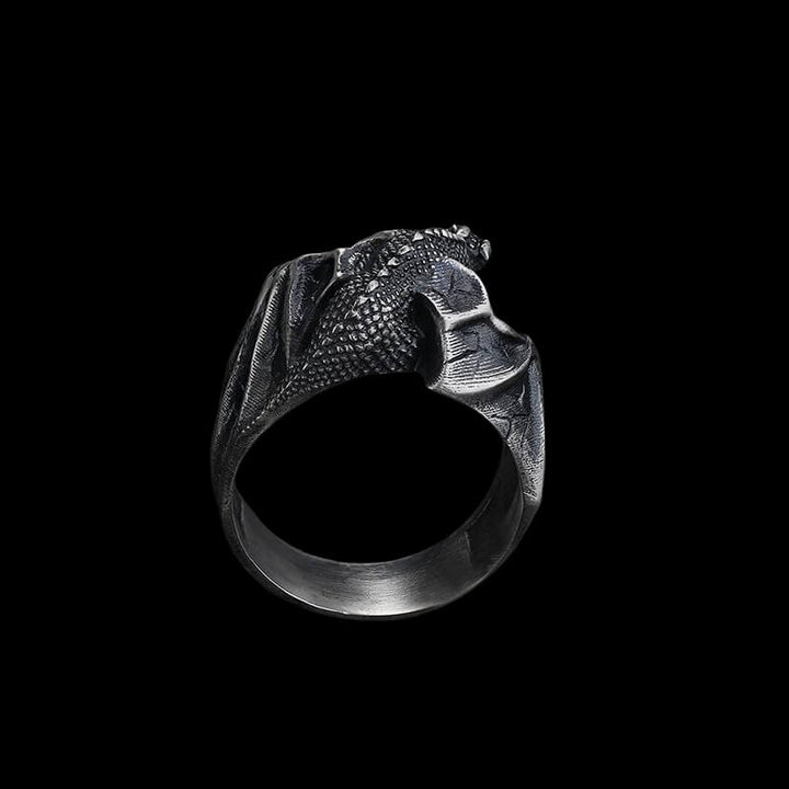 Celtic Flying Dragon 925 Sterling Silver Ring